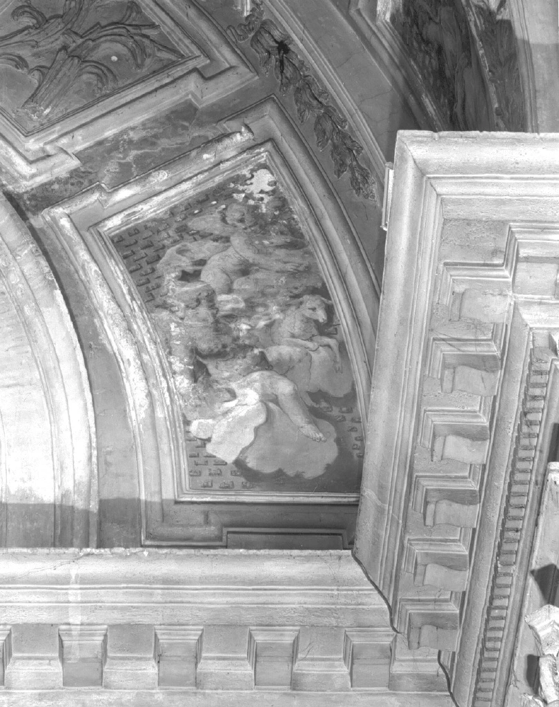 Gaetano Zompini - putti alati con agnello, Chiesa di S. Nicola da Tolentino, Venezia